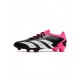 Adidas Predator Accuracy.1 Low FG Black White Team Shock Pink Soccer Cleats