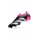 Adidas Predator Accuracy.1 Low FG Black White Team Shock Pink Soccer Cleats