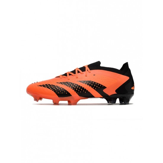 Adidas Predator Accuracy.1 Low FG Solar Orange Core Black Soccer Cleats