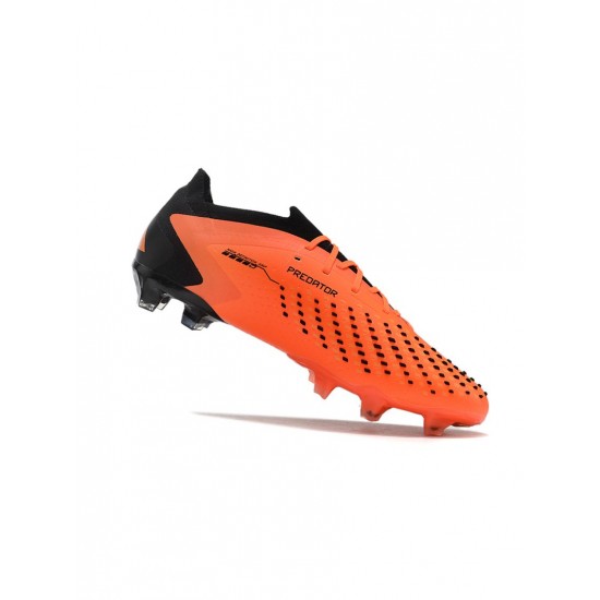 Adidas Predator Accuracy.1 Low FG Solar Orange Core Black Soccer Cleats