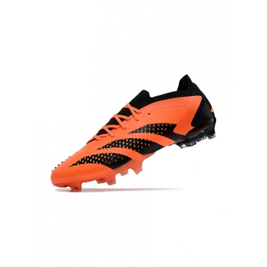 Adidas Predator Accuracy.1 Low FG Solar Orange Core Black Soccer Cleats