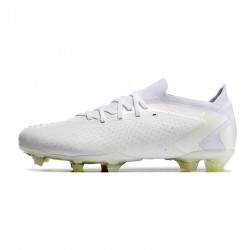 Adidas Predator Accuracy.1 Low FG White Soccer Cleats