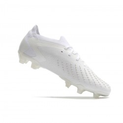 Adidas Predator Accuracy.1 Low FG White Soccer Cleats