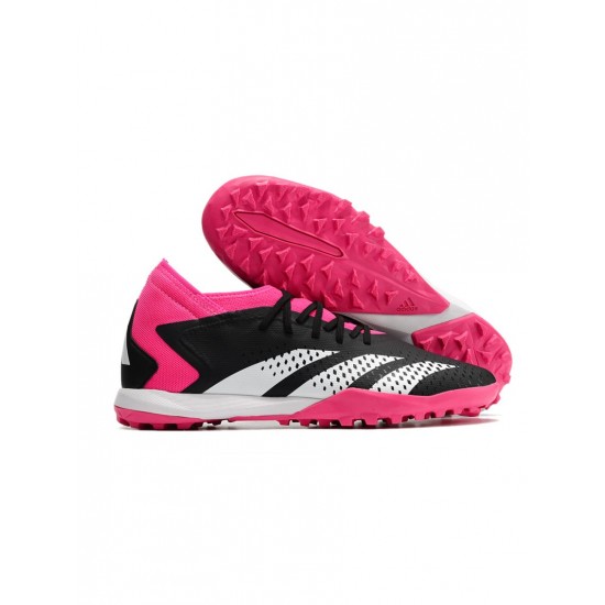 Adidas Predator Accuracy.1 TF Black White Team Shock Pink Soccer Cleats