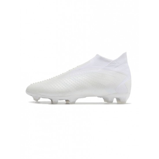 Adidas Predator Accuracy FG White Soccer Cleats