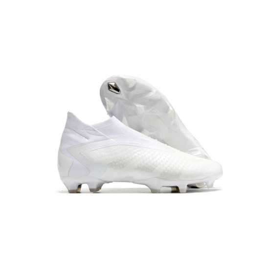 Adidas Predator Accuracy FG White Soccer Cleats