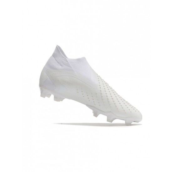 Adidas Predator Accuracy FG White Soccer Cleats