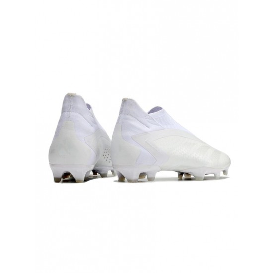 Adidas Predator Accuracy FG White Soccer Cleats