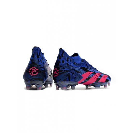 Adidas Predator Accuracy Pp.1 FG Lucid Blue Team Real Magenta Black Soccer Cleats