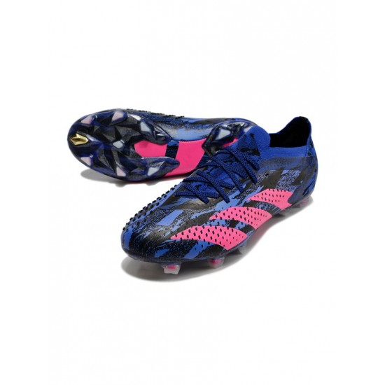 Adidas Predator Accuracy Pp.1 Low FG Lucid Blue Team Real Magenta Black Soccer Cleats