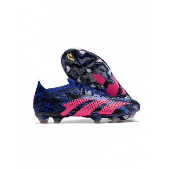 Adidas Predator Accuracy Pp.1 Low FG Lucid Blue Team Real Magenta Black Soccer Cleats