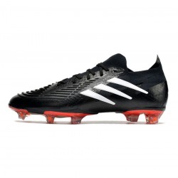 Adidas Predator Edge.1 Low 94 FG Core Black Cloud White Solar Red Soccer Cleats