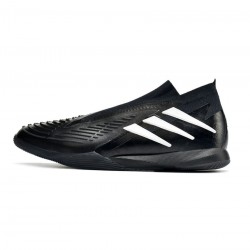 Adidas Predator Edge 94 IN Core Black Cloud White Soccer Cleats