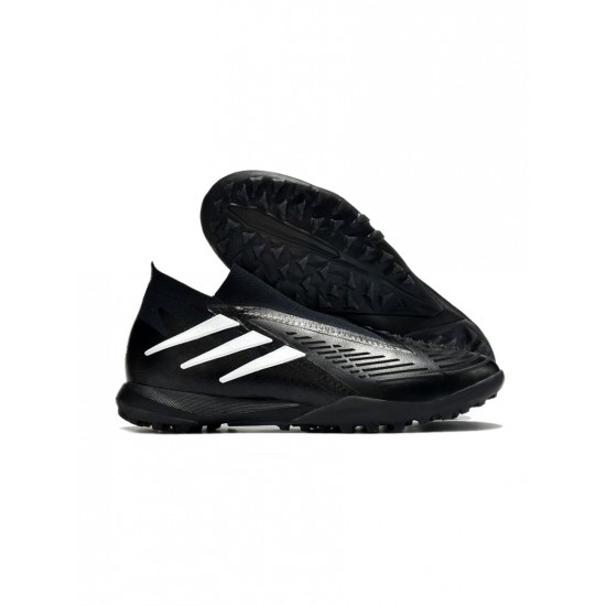 Adidas Predator Edge 94 TF Core Black Cloud White Soccer Cleats