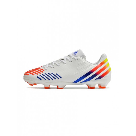 Adidas Predator Lz .1 FG White Solar Yellow Power Blue Soccer Cleats