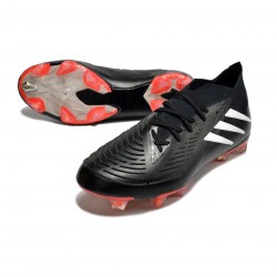 Adidas Predator Edge 94 .1 FG Core Black Cloud White Solar Red Soccer Cleats