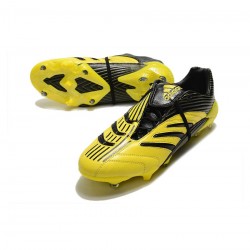 Adidas Predator Absolute 20 FG Core Black Solar Yellow Soccer Cleats