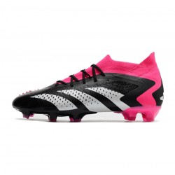 Adidas Predator Accuracy.1 FG Black White Pink Soccer Cleats