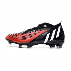 Adidas Predator Edge.1 FG Firm Ground White Black Red Soccer Cleats