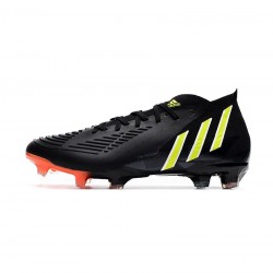 Adidas Predator Edge.1 FG Black Team Solar Green Solar Red Soccer Cleats