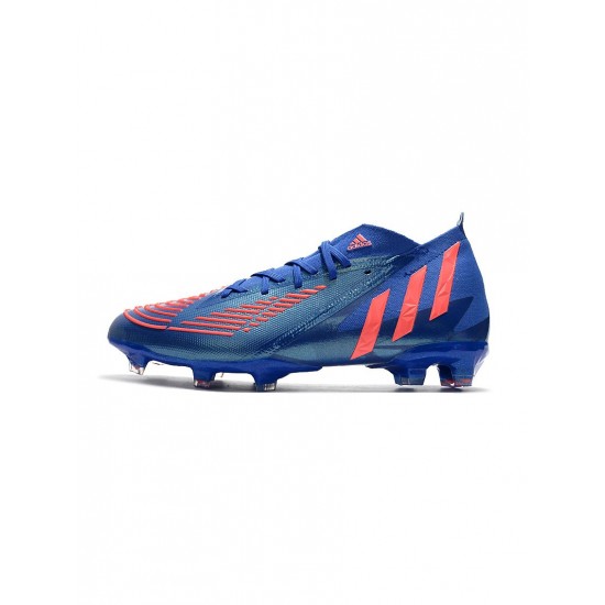 Adidas Predator Edge .1 FG Hi Res Blue Turbo Soccer Cleats