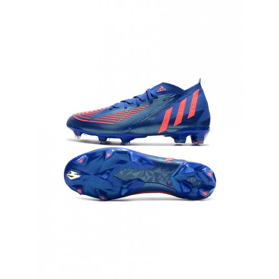 Adidas Predator Edge .1 FG Hi Res Blue Turbo Soccer Cleats