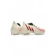 Adidas Predator Edge .1 FG Off White Vivid Red Gold Metallic Soccer Cleats