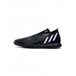 Adidas Predator Edge.1 IC Soccer Shoes Core Blackfootwear Whitevivid Red Soccer Cleats