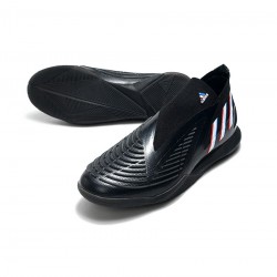 Adidas Predator Edge.1 IC Soccer Shoes Core Blackfootwear Whitevivid Red Soccer Cleats