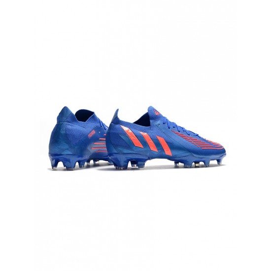 Adidas Predator Edge .1 Low FG Sapphire Edge Hi Res Blue Turbo Soccer Cleats