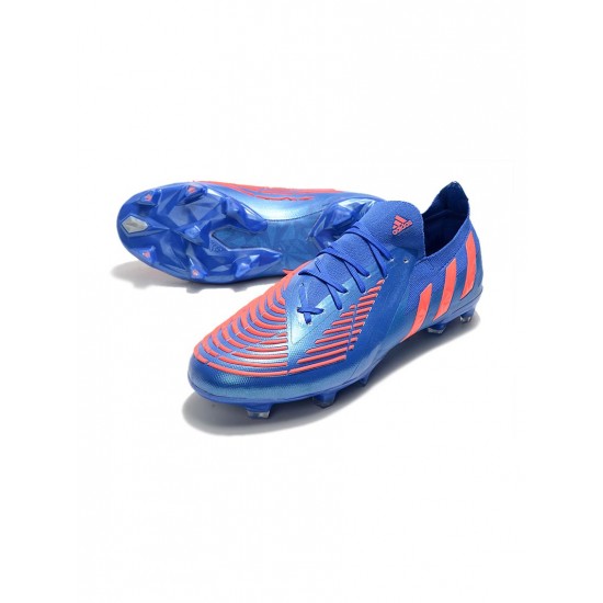 Adidas Predator Edge .1 Low FG Sapphire Edge Hi Res Blue Turbo Soccer Cleats