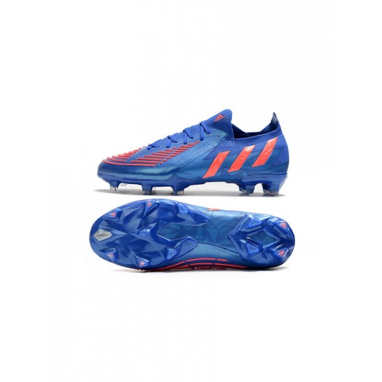 Adidas Predator Edge .1 Low FG Sapphire Edge Hi Res Blue Turbo Soccer Cleats