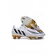 Adidas Predator Edge.1 Low FG Black White Metallic Gold Soccer Cleats