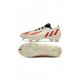 Adidas Predator Edge .1 Low FG Off White Vivid Red Gold Metallic Soccer Cleats