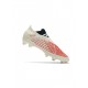 Adidas Predator Edge .1 Low FG Off White Vivid Red Gold Metallic Soccer Cleats