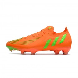 Adidas Predator Edge.1 Low FG Orange Green Soccer Cleats