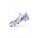 Adidas Predator Edge .1 Low FG White Hi Res Blue Soccer Cleats