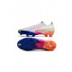 Adidas Predator Edge.1 Low FG White Solar Yellow Power Blue Soccer Cleats