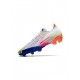 Adidas Predator Edge.1 Low FG White Solar Yellow Power Blue Soccer Cleats