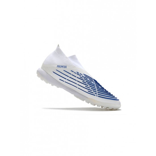 Adidas Predator Edge.1 TF White Hi Res Blue Soccer Cleats