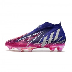 Adidas Predator Edge FG Champions Code Team College Purple Silver Metallic Shock Pink Soccer Cleats