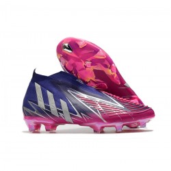 Adidas Predator Edge FG Champions Code Team College Purple Silver Metallic Shock Pink Soccer Cleats