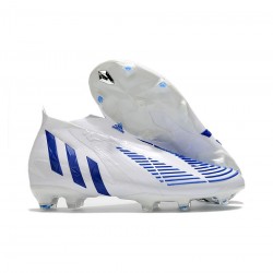 Adidas Predator Edge FG Diamond Edge Footwear White Hi Res Blue Soccer Cleats