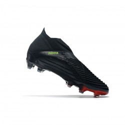 Adidas Predator Edge FG Black Solar Green Solar Red Soccer Cleats