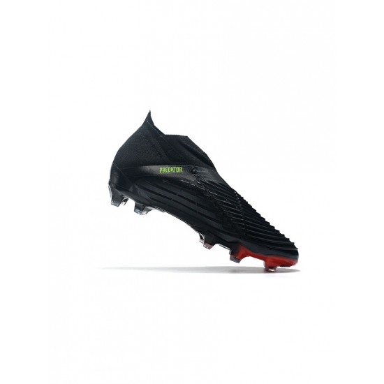 Adidas Predator Edge FG Black Solar Green Solar Red Soccer Cleats