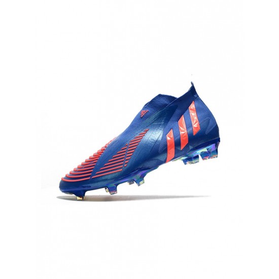 Adidas Predator Edge FG Hi Res Blue Turbo Hi Res Blue Soccer Cleats