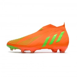 Adidas Predator Edge FG Orange Green Soccer Cleats