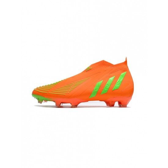 Adidas Predator Edge FG Orange Green Soccer Cleats