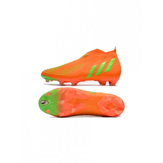 Adidas Predator Edge FG Orange Green Soccer Cleats