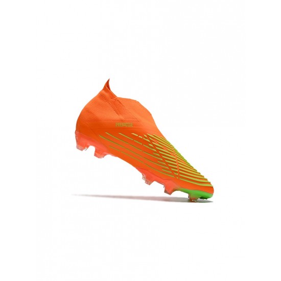 Adidas Predator Edge FG Orange Green Soccer Cleats